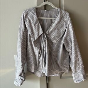 Deiji Studios Striped Button-Down Shirt